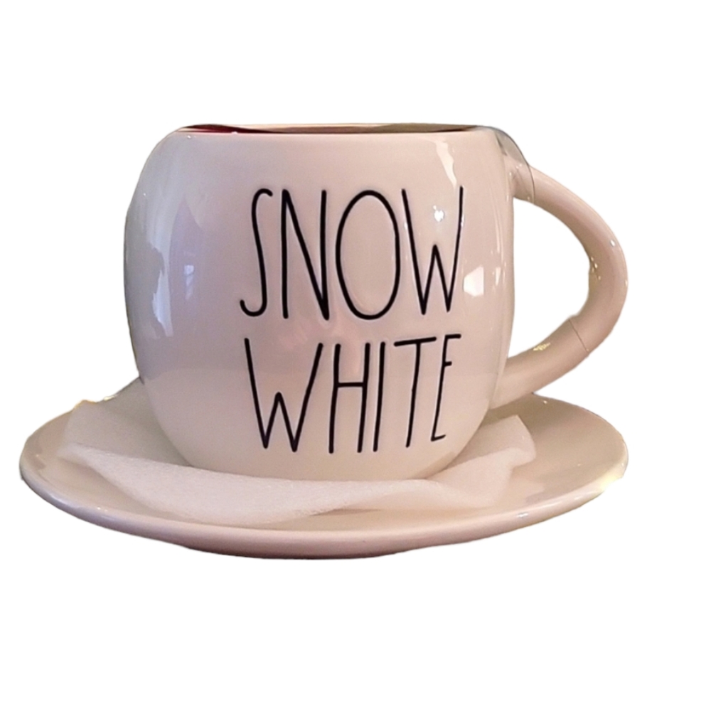 Rae Dunn Disney Reversible Snow White Tea Cup & Saucer New